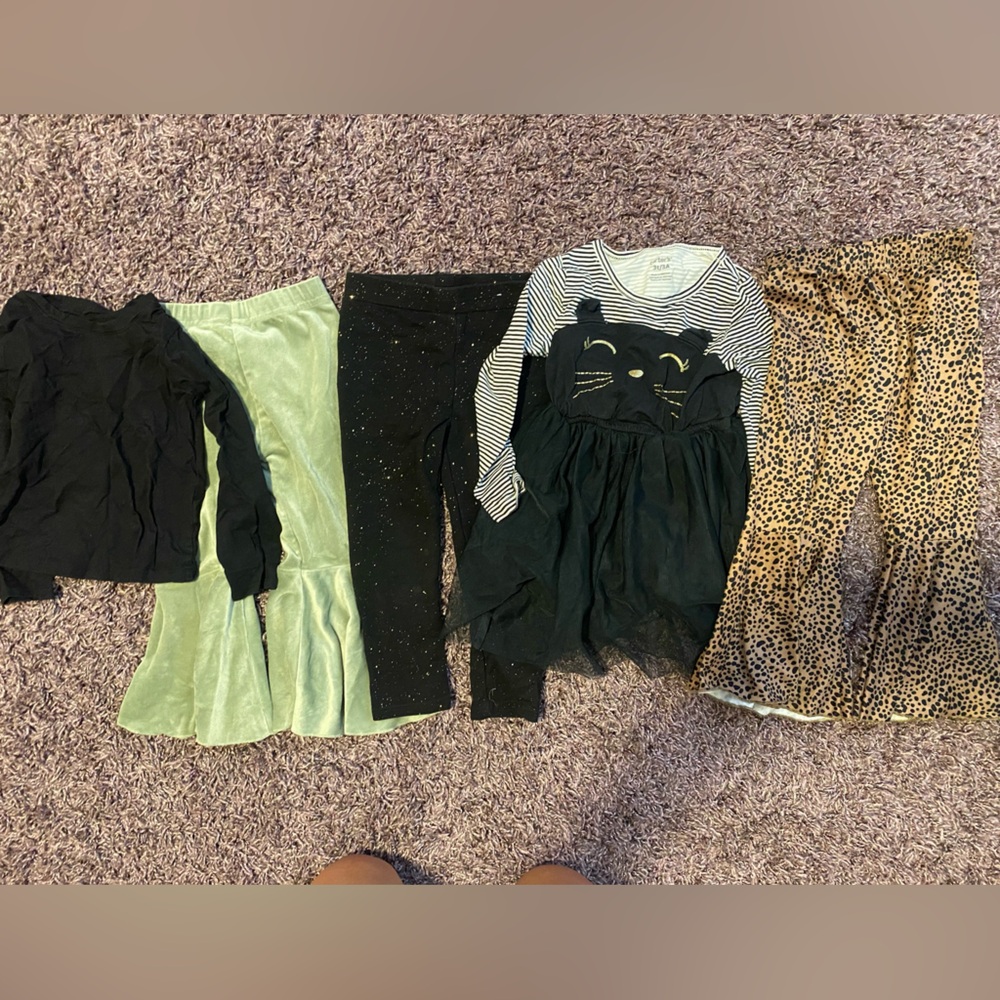 Girls 3T pants dress to Fall Thanksgiving Halloween